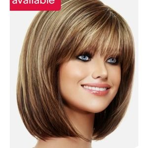 Highlighted light brown wig Highlighted light brown. NWT